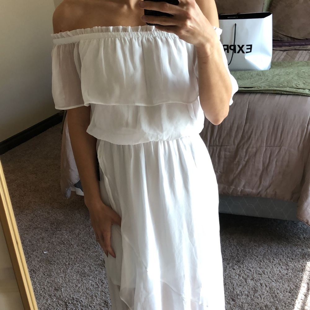 Express Off-Shoulder Maxi Dress